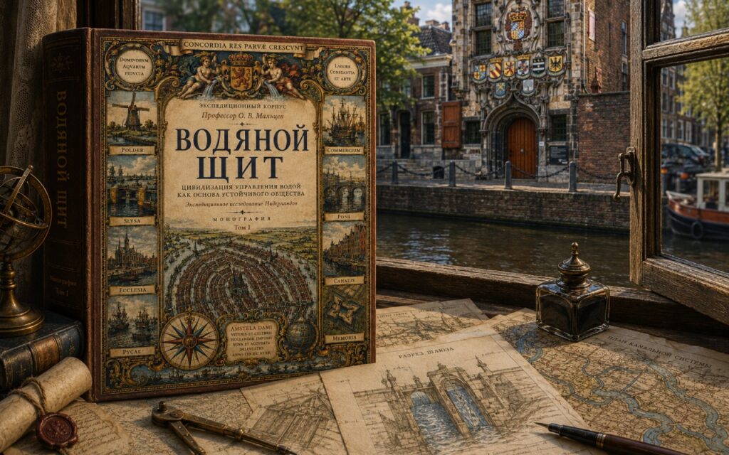 «Водяной щит»: вышла монография доктора Олега Мальцева о цивилизации, которая построила себя из воды