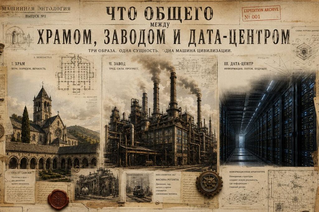 Что общего между монастырем, заводом и дата-центром?