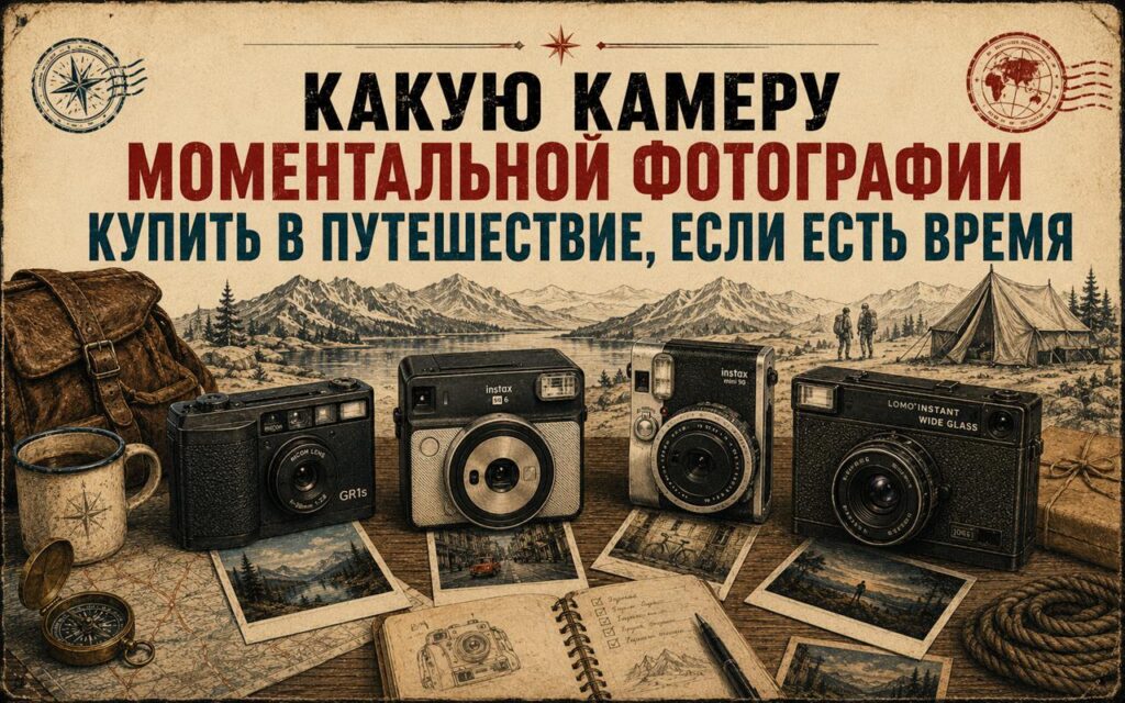 Какую камеру моментальной фотографии купить в путешествие, если есть время