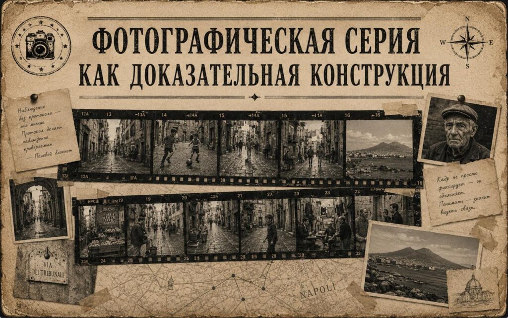 Фотографическая серия как доказательная конструкция