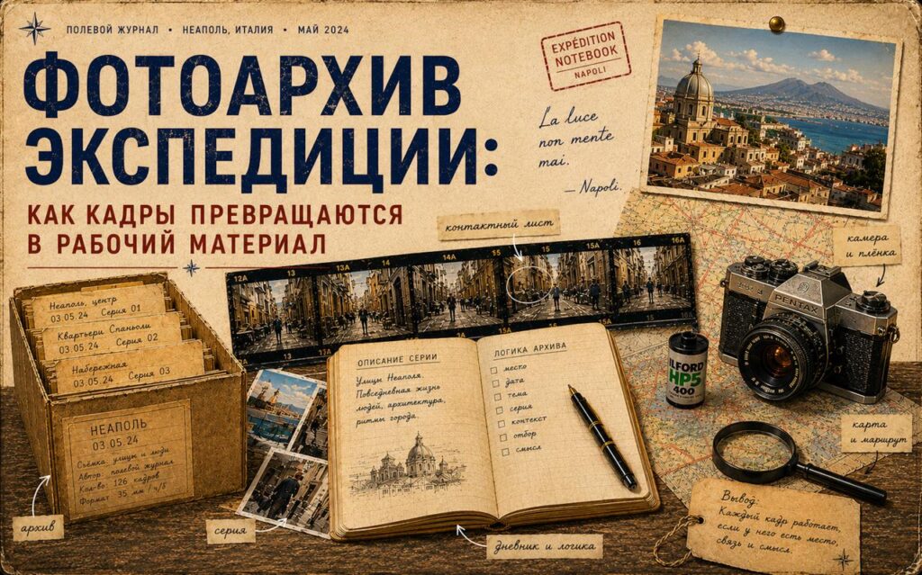 Фотоархив экспедиции: как кадры превращаются в рабочий материал