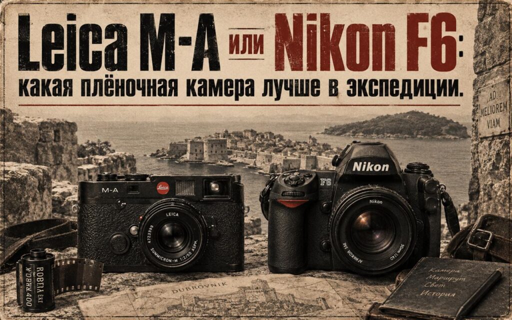 Leica M-A или Nikon F6: какая плёночная камера лучше в экспедиции