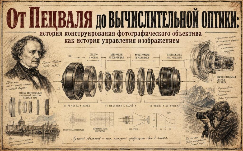 От Пецваля до вычислительной оптики: история конструирования фотографического объектива как история управления изображением