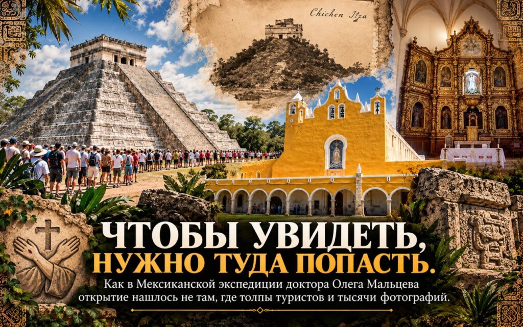 Чтобы увидеть, нужно туда попасть: как в Мексиканской экспедиции доктора Олега Мальцева открытие нашлось не там, где толпы туристов и тысячи фотографий