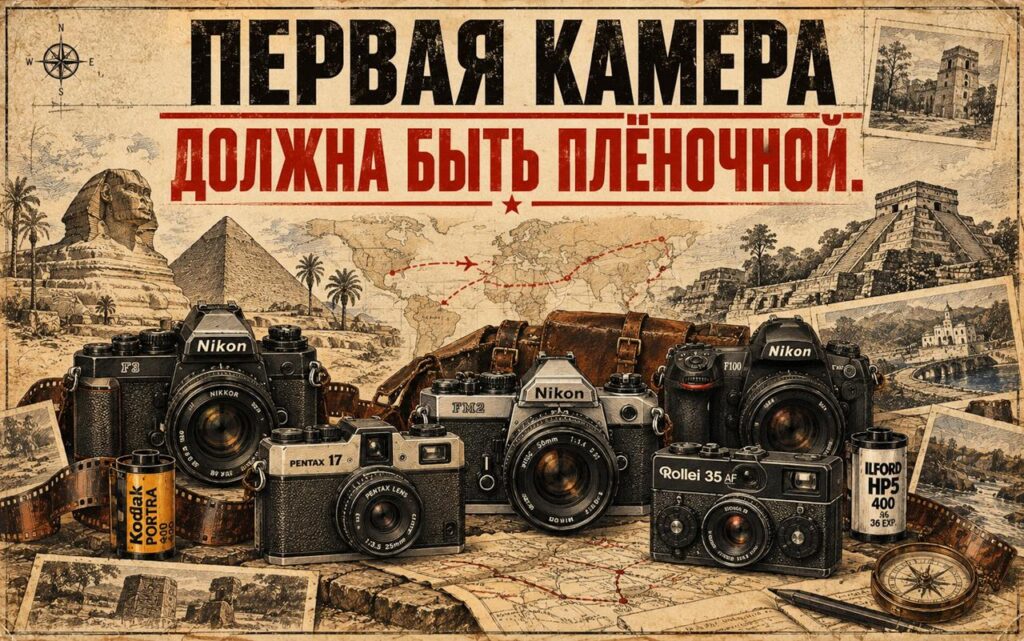 Первая камера должна быть плёночной