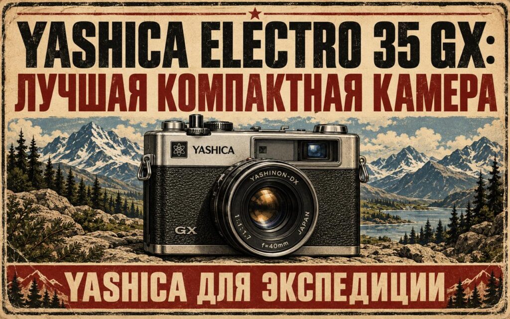 Yashica Electro 35 GX: лучшая компактная камера Yashica для экспедиции